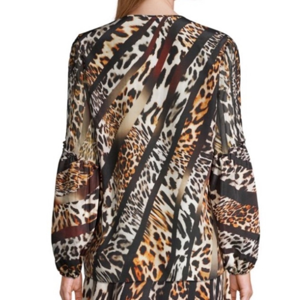 Kobi Halperin 100% Silk Fallon Animal Print Mix
Leopard-Print Blouse - Picture 2 of 8